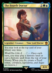 MTG ■金/英語版■ 《４代目ドクター/The Fourth Doctor》★サージFOIL★ ドクター・フー WHO