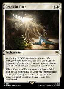 MTG ■白/英語版■ 《時の裂け目/Crack in Time》★サージFOIL★ ドクター・フー WHO