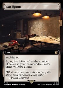 MTG ■土地/英語版■ 《作戦室/War Room》★拡張サージFOIL★ ドクター・フー WHO