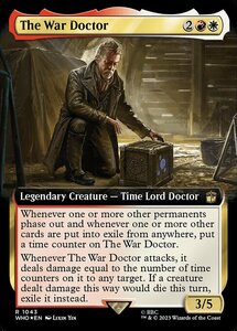 MTG ■金/英語版■ 《ウォードクター/The War Doctor》★拡張サージFOIL★ ドクター・フー WHO