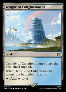 MTG ■土地/英語版■ 《啓蒙の神殿/Temple of Enlightenment》★FOIL★ ドクター・フー WHO