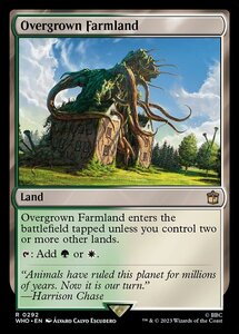 MTG ■土地/英語版■ 《草茂る農地/Overgrown Farmland》★FOIL★ ドクター・フー WHO