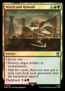 MTG ■金/英語版■ 《倒壊と再建/Wreck and Rebuild》★FOIL★ ドクター・フー WHO