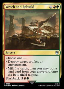 MTG ■金/英語版■ 《倒壊と再建/Wreck and Rebuild》★FOIL★ ドクター・フー WHO