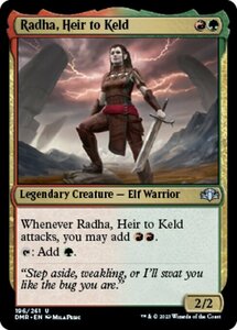 MTG ■金/英語版■ 《ケルドの後継者、ラーダ/Radha, Heir to Keld》★FOIL★ ドミナリア・リマスター DMR