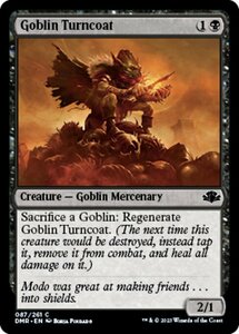 MTG ■黒/英語版■ 《ゴブリンの裏切り者/Goblin Turncoat》★FOIL★ ドミナリア・リマスター DMR