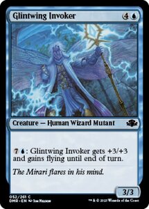 MTG ■青/英語版■ 《きらめく翼の発動者/Glintwing Invoker》★FOIL★ ドミナリア・リマスター DMR