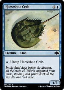 MTG ■青/英語版■ 《カブトガニ/Horseshoe Crab》★FOIL★ ドミナリア・リマスター DMR