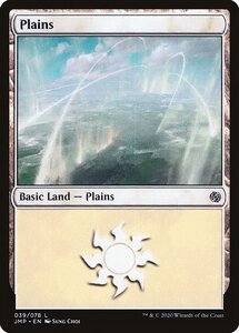 MTG ■土地/英語版■《平地/Plains》ジャンプスタート JMP