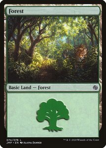 MTG ■土地/英語版■《森/Forest》ジャンプスタート JMP