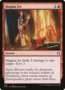 MTG ■赤/英語版■《マグマの噴流/Magma Jet》ジャンプスタート JMP