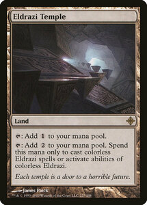 MTG ■土地/英語版■《エルドラージの寺院/Eldrazi Temple》エルドラージ覚醒 ROE