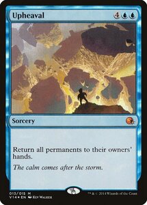 MTG ■青/英語版■ 《激動/Upheaval》★FOIL★ From the Vault FTV