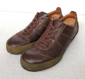 ★良品★ Clarks クラークス レザースニーカー クレープラバーソール 26cm 