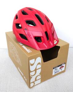 ★未使用★極美品★ IXS MTBヘルメット TRAIL XC EVO FLOU RED サイズSM