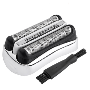  postage 198 jpy Brown interchangeable razor top version series 3 32S series 3 blade + inside blade set one body cassette silver cleaning brush attaching BRAUN