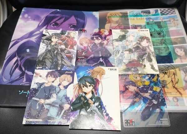 ソードアート・オンライン クリアファイル イラストカード セット