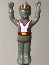 当時物 1971年 大里玩具 シルバー仮面 指人形 ソフビ 1１cm デッドストック シルバー仮面ジャイアント 袋入替 特撮 怪獣 昭和レトロ 希少_画像5