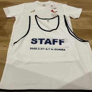 【送料無料】聖火リレー ボランティア アシックス 非売品 Tシャツ オリンピック 東京オリンピック TOKYO2020 自治体名なし Ｍサイズ