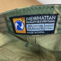 NEWHATTAN 迷彩 キャップ帽子 カモフラ ミリタリー　military 6パネルキャップ 軍 サバゲー_画像7