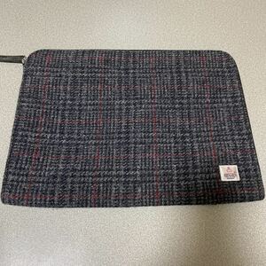 EDIFICE 417 ハリスツイード クラッチバック エディフィス HARRIS TWEED ウール