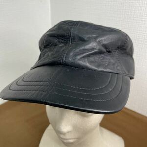 【本革】PELLUCCI PTY MADE IN AUSTRALIA レザーキャップ 帽子 オーストラリア製