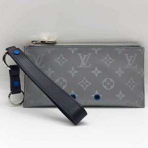 ルイヴィトン モノグラムサテライト アルファポーチ シルバー系 M44178 Aランク LOUISVUITTON 中古 六甲道店