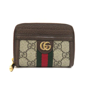 中古 グッチ コインケース オフディア GGスプリーム カードケース 小銭入れ ABランク 658552 PVC GG金具 GUCCI【送料無料】【名谷店】