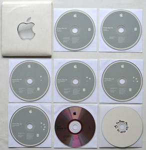 稀少！PowerMac G4 MDD OSX10.2/OS9.2.2単独起動モデル専用 レストア CD Full Set