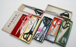 e beautiful goods scissors sewing scissors . together set 