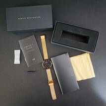 ダニエルウェリントン Daniel Wellington PETITE MELROSE Rose Gold Size32mm レディース_画像3