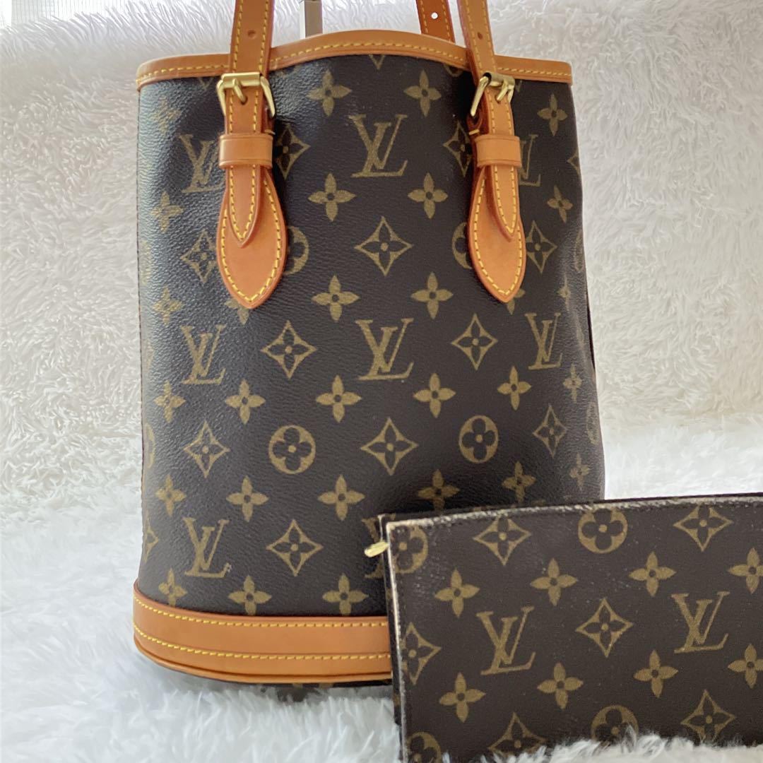 珍しい LOUIS VUITTON バケットPM ミニポーチ付(布袋付) バッグ