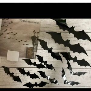 コウモリ　こうもり　3Dステッカー　シール　セット　ハロウィン　飾り　仮装 壁紙クロス シール