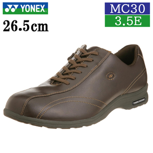 MC30 DBR 26.5cm ヨネックス メンズ ウォーキングシューズ 靴 3.5E SHWMC30 SHWMC-30 YONEX パワークッション 紳士 軽量