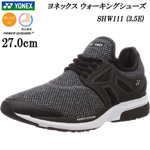 SHW111 GY 27.0cm ヨネックス ウォーキング ジョギング ランニング パワークッション シューズ 靴 3.5E YONEX メッシュ 軽量02