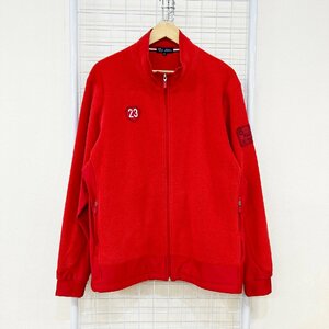 【大きいサイズ】 23区 GOLF ゴルフ トラック ジャケット ジャージ 赤 レッド 4L メンズ Hs10-62