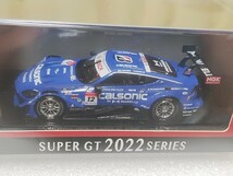 ☆ ②セット売り！エブロ 1/43 スーパーGT500 2022 CALSONIC IMPUL Ｚ チャンピオン#12 平峰/バケット＆MOTUL AUTECH Z #23 松田/ロニー ☆_画像3