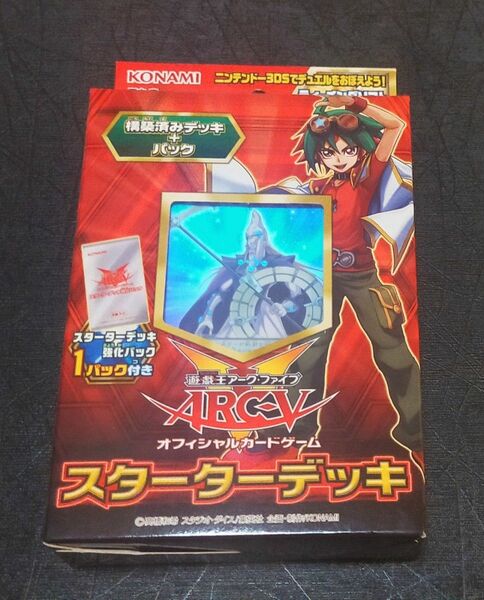 未開封新品40枚+5枚遊戯王アークファイブ スターターデッキ2014発売