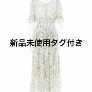 【新品未使用タグ付き】〔INGNI〕花柄Vネックプリーツワンピース