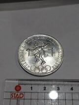 レア銀貨　1968年メキシコオリンピック記念　25ペ　ソ　Silver XIX OLIMPIA DA MEXICO 　MEXICANOS_画像2