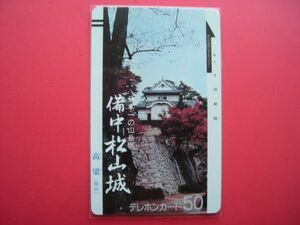  первый период свободный 3 колонка 110-788. средний Matsuyama замок не использовался телефонная карточка 