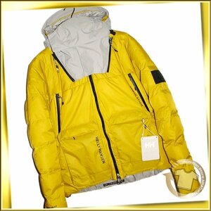 100■ Helly Hansen HELLY HANSEN 600FP Двусторонний пуховик Желтый размер M Неиспользованный За границей Модель SK33_231020_1