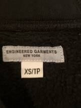 エンジニアドガーメンツENGINEERED GARMENTSダブルジップ　スウェットパーカー　ブラック　XS_画像6