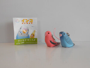 ♯Jsi29GJインコストラップ人気2種ntc.Puffペットアキクサインコ♂奇譚KITAN CLUB♀200円〓014295_b