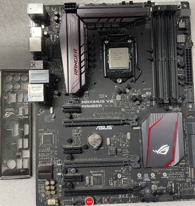 M10258 中古良品マザーボードセット　Corei7-6700K　CPU搭載　+　ASUS-ROG-MAXIMUS-VIII　RANGER　動作確認済