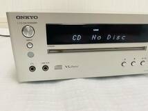 ONKYO オンキョー CR-S1 CDレシーバー 音響機器 オーディオ ジャンク 通電OK_画像2