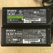 【送料無料】(102615) 8個セット SONY VGP-AC19V23/V25/V31/V35/V36/V41 19.5V4.7A 純正品 ACアダプタ メガネケーブル付き 中古品_画像7