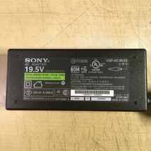 【送料無料】(102615) 8個セット SONY VGP-AC19V23/V25/V31/V35/V36/V41 19.5V4.7A 純正品 ACアダプタ メガネケーブル付き 中古品_画像2