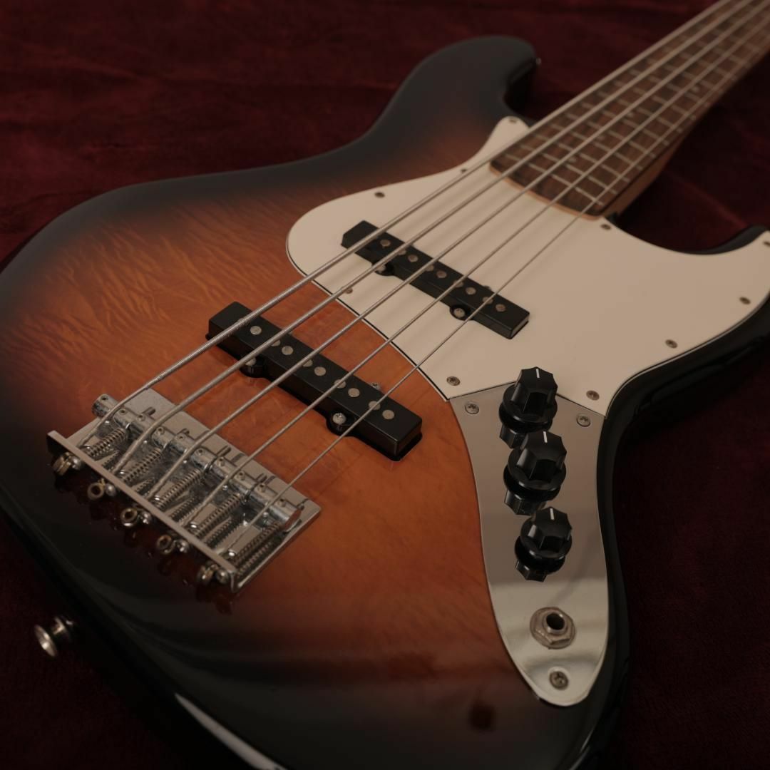 6659】 FERNANDES JazzBass シルバー スパークル ラメ|PayPayフリマ