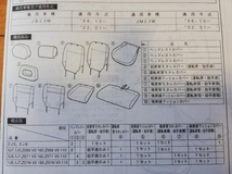 希少★新品 未使用★JB23W　JM23W★3代目 ジムニー JIMNY★スズキ純正　純正オプション★純正品 シートカバー★スズキ SUZUKI★旧車 当時物_画像7